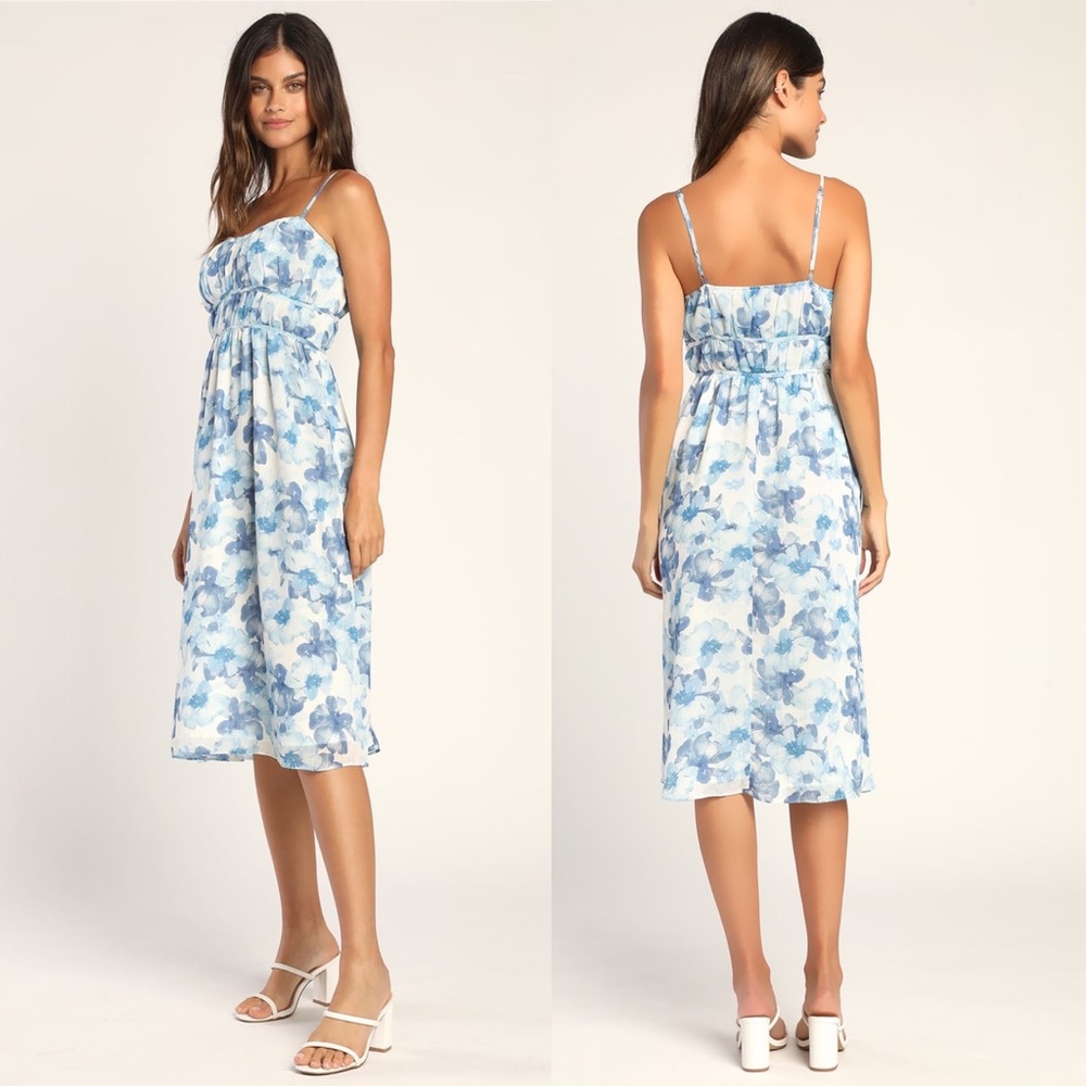 NWT Sweetheart Floral Midi Dress